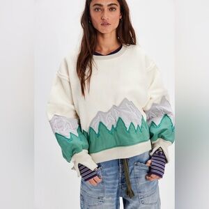 NWT Tricia Fix X Free People Cozy Camden 🏔️ Scene Sweatshirt